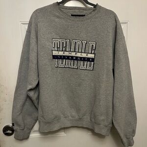 Vintage Temple University Gray Sweater